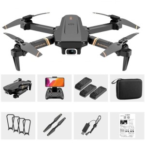 Dron 4k PODWÓJNE KAMERY 4K HD WIFI  3 baterie