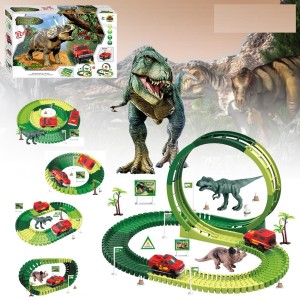 Klocki Kolejka Dinozaury Jurassic Park Park Jurajski 114szt