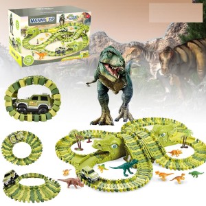 Klocki Kolejka Dinozaury Jurassic Park Park Jurajski 231szt