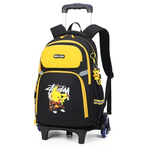 Plecak szkolny dla dziecka Pokemon na kółkach Pikachu odpinany stelaż model 6.jpeg