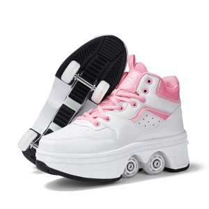 Buty wrotki unisex na kółkach za kostkę rozmiary 33-44