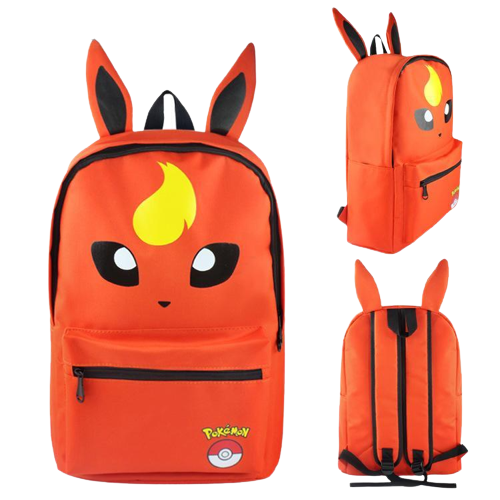 Plecak szkolny 3D Pokemon kolorowe dla dzieci ognisty.png