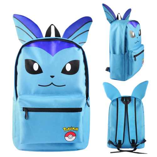 Plecak szkolny 3D Pokemon kolorowe dla dzieci niebieski.png