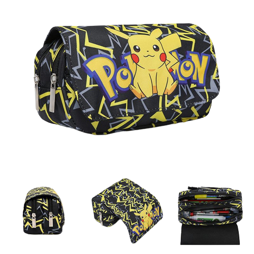Szkolny piórnik Pokemon dla dzieci na przybory Pikachu.png