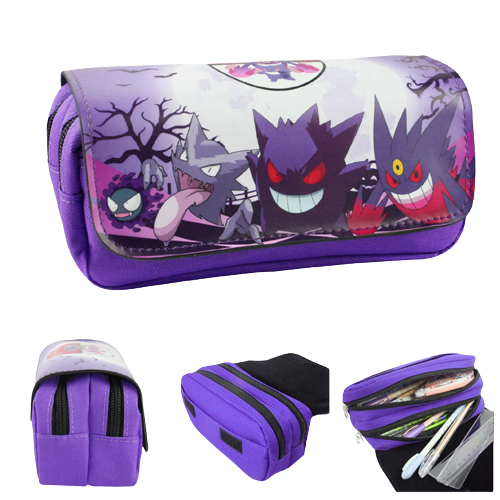 Piórnik szkolny na przybory dla dzeici Pokemon Piórnik szkolny na przybory podwójny Pokemon Gengar.png