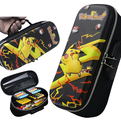 Piórnik szkolny na przybory dla chłpoca dziewczynki  Pokemon Pikachu.png