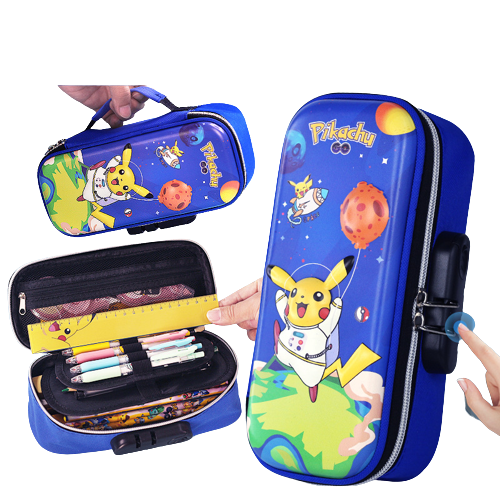 Piórnik szkolny na przybory dla chłpoca dziewczynki  Pokemon Pikachu.png