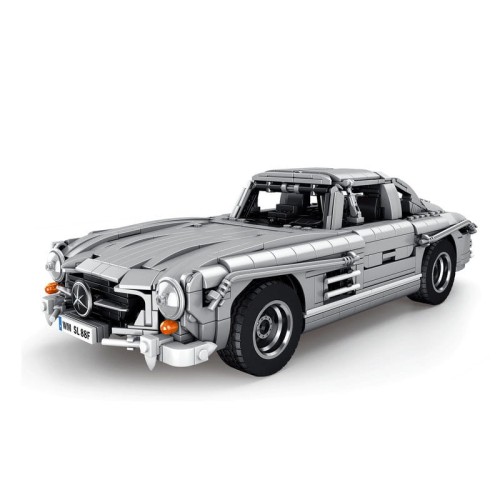 Mercedes Gullwing model z klocków zabawka.jpeg