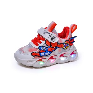 Buty Dziecięce Sportowe SPIDER-MAN LED r.21-30