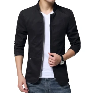 Kurtka Wiosenno Przejściowa Męska Kieszenie