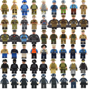 Klocki Duży Zestaw Figurek Armia 50SZT