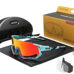 Okulary Sportowe UV400 3 Szkła Zestaw