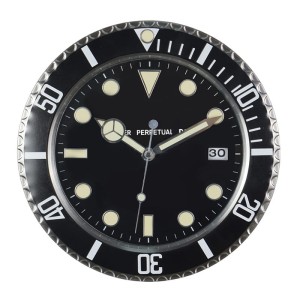 Dekoracyjny Zegar Ścienny do salonu i biura 34cm Submariner
