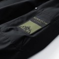 Męska Kurtka Outdoor Softshell Wodoodporna Zimowa z Kapturem Czarna