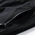 Męska Kurtka Outdoor Softshell Wodoodporna Zimowa z Kapturem Czarna