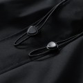 Męska Kurtka Outdoor Softshell Wodoodporna Zimowa z Kapturem Czarna