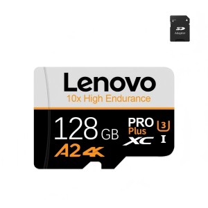 Karta pamięci Lenovo microSDXC 128 GB PRO Plus A2 UHS-I U3 wysoka wytrzymałość do 4K