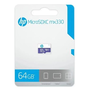 HP microSDXC mx330 64 GB UHS-I U3 V30 A1 – karta pamięci do 4K i aplikacji