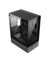 Czarna Obudowa komputerowa Mid Tower z panelem szklanym + 3 wentylatory RGB.jpeg
