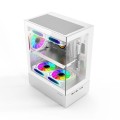 Biała Obudowa komputerowa Mid Tower z panelem szklanym + 3 wentylatory RGB.jpeg
