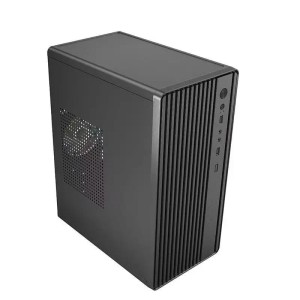 Obudowa komputerowa Mini/Mid Tower – czarna minimalistyczna