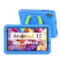Niebieski Tablet dla dzieci Android 13 – 8 GB RAM / 64 GB ROM + etui ochronne z uchwytem
