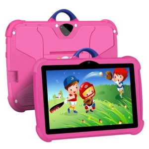 7-calowy tablet Różowy dla dzieci z Androidem 13 – edukacja i zabawa w bezpiecznej formie