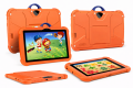 Pomarańczowy tablet dziecięcy w czterech ujęciach.png