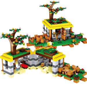  Klocki Zestaw Myworld Minecraft Las 548 Elementów