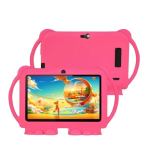 7-calowy tablet Różowy dla dzieci 2025 – edukacyjny tablet z etui Cartoon Proof Android 4 GB RAM 64 GB ROM