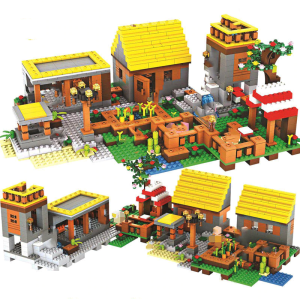  Klocki Zestaw Myworld Minecraft Osada 1120 Elemetnów
