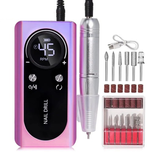 Frezarka do paznokci FADE Nail Drill 45 000 RPM – Profesjonalny zestaw do manicure i pedicure
