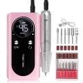 Frezarka do paznokci Różowa Nail Drill 45 000 RPM – Profesjonalny zestaw do manicure i pedicure