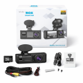 Zestaw Kamera Samochodowa Rejestrator jazdy Dual Dash Cam Full HD 1080P z kartą 32 GB