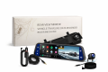 Wideorejestrator lusterko 4K z CarPlay i Android Auto – kamera przód 4K + tył 1080P