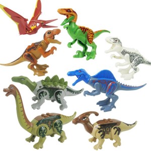  Klocki Zestaw Figurki Jurassic World Park Dinozaury 8 Szt V3