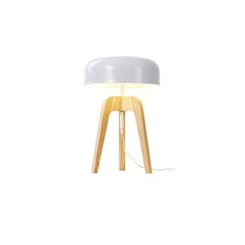Lampa stołowa drewniana 52 cm – nowoczesny design jesion