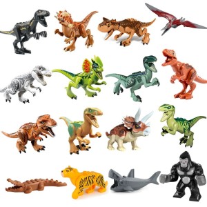 Klocki Zestaw Figurki Jurassic World Park Dinozaury 16 Szt V2
