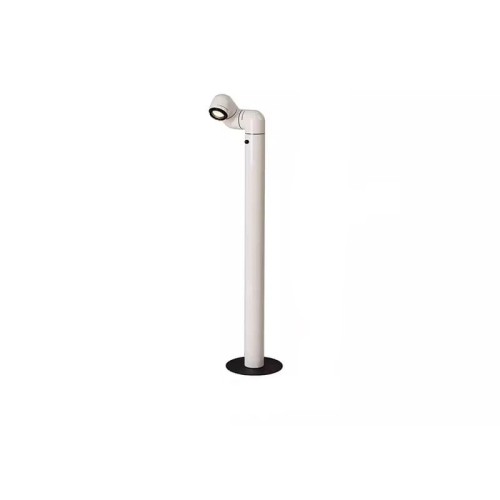 Lampa stojąca industrialna LED 3000K – biała nowoczesna 116 cm