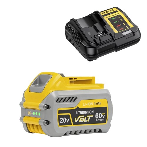 Akumulator Bateria DeWalt Li-Ion 20V 60V MAX 9.0Ah do DCB609 + Ładowarka