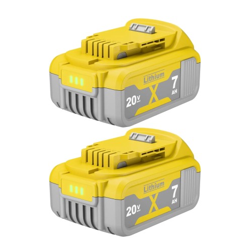 Zestaw Akumulator Bateria DeWalt 20V MAX 7Ah Li-Ion Lithium X Wydajna Bateria do Elektronarzędzi