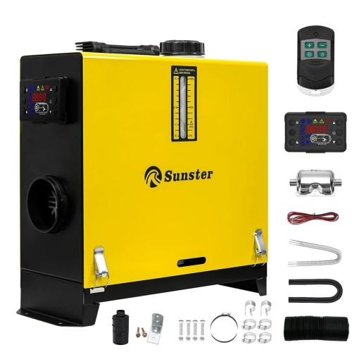 Ogrzewanie Postojowe 5kW 12/24V Nagrzewnica Olejowa Webasto LCD