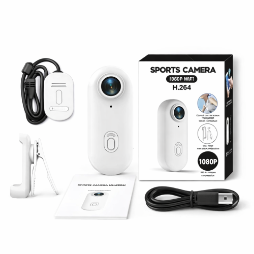 Kamera Sportowa H264 POV mini filmy 1080p + akcesoria