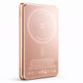 PowerBank Magnetyczny Różowy 3w1 10000 mAh Szybkie ładowanie PD 20W Wyświetlacz LED