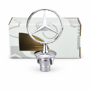 Emblemat Gwiazda Mercedes-Benz 44 mm – metalowy chromowany znaczek 3D na maske