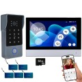 Inteligentny Dom SmartDom Wideodomofon WiFI 1080P system 2-Wire + Karta 32 GB