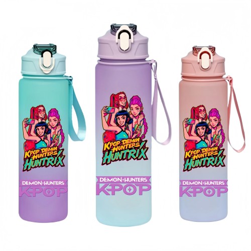 Bidon dla dzieci HUNTRIX K-Pop Demon Hunters butelka na wode 750ml