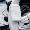 CheerTok Air dla kierowcy podwójny przycisk Biały bezprzewodowy pilot do telefonu dla iOS Android