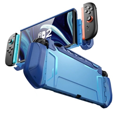 Etui Case ochronne z uchwytem do Nintendo Switch 2 kompatybilne ze stacją dokująca