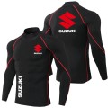 Koszulka termoaktywna rashguard SUZUKI męska koszulka sportowa z długim rękawem